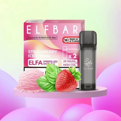 Elfbar Strawberry Ice Cream Pod 2x2ml