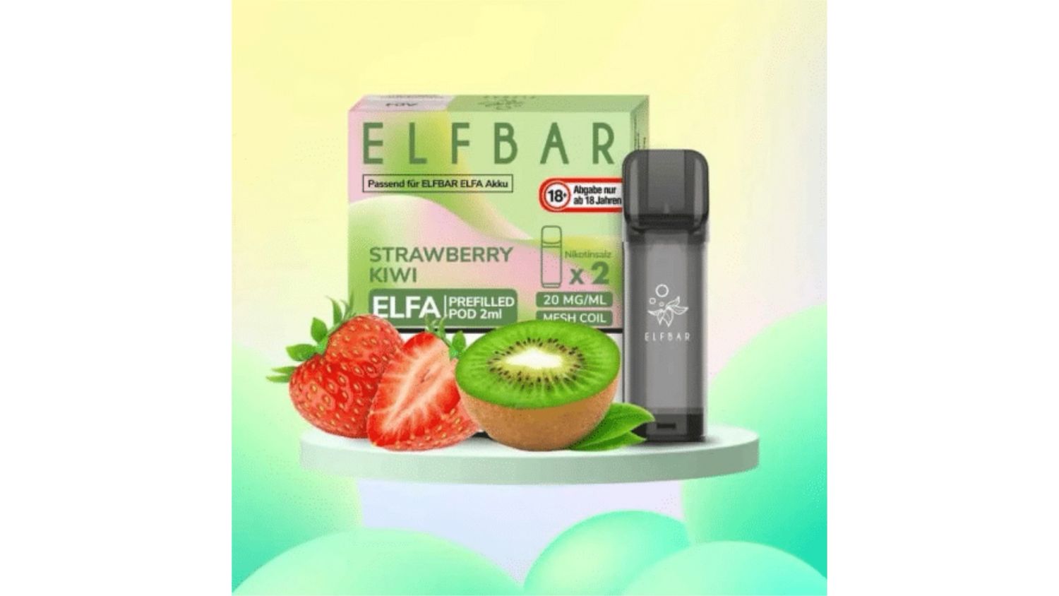 Elfbar Strawberry Kiwi Pod 2x2ml