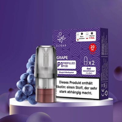 Elfbar Mate 500 P1 Grape Pod 2x2ml