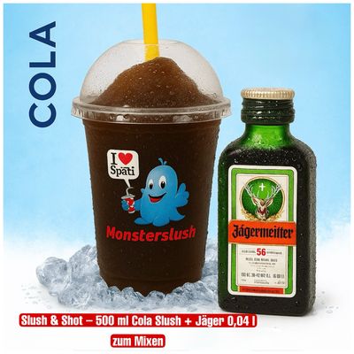 Cola Slush 500 ml /Jäger 0,04 l Cola Slush 500 ml /Jäger 0,04 l