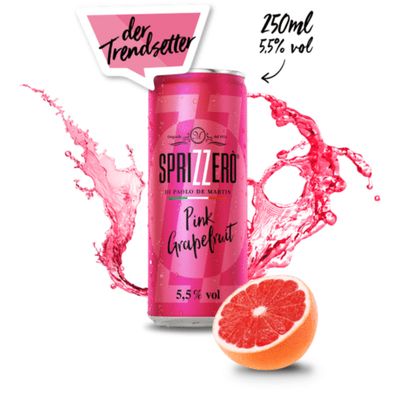 Sprizzerò Secco Pink Grapefruit 0.25l Sprizzerò Secco Pink Grapefruit 0.25l