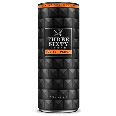 Three Sixty Icetea Peach 0.33l Alc 10% Vol