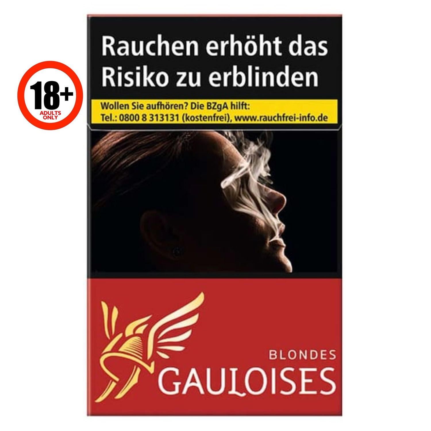 Gauloises Zigaretten Blondes rot 23 Stk 18+