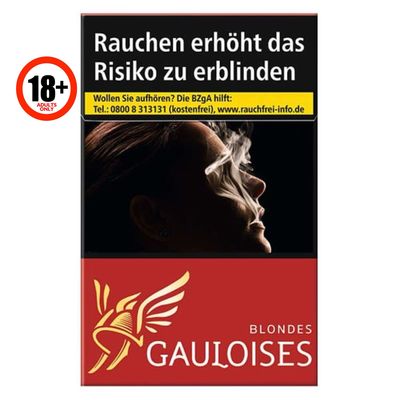 Gauloises Zigaretten Blondes rot 23 Stk 18+