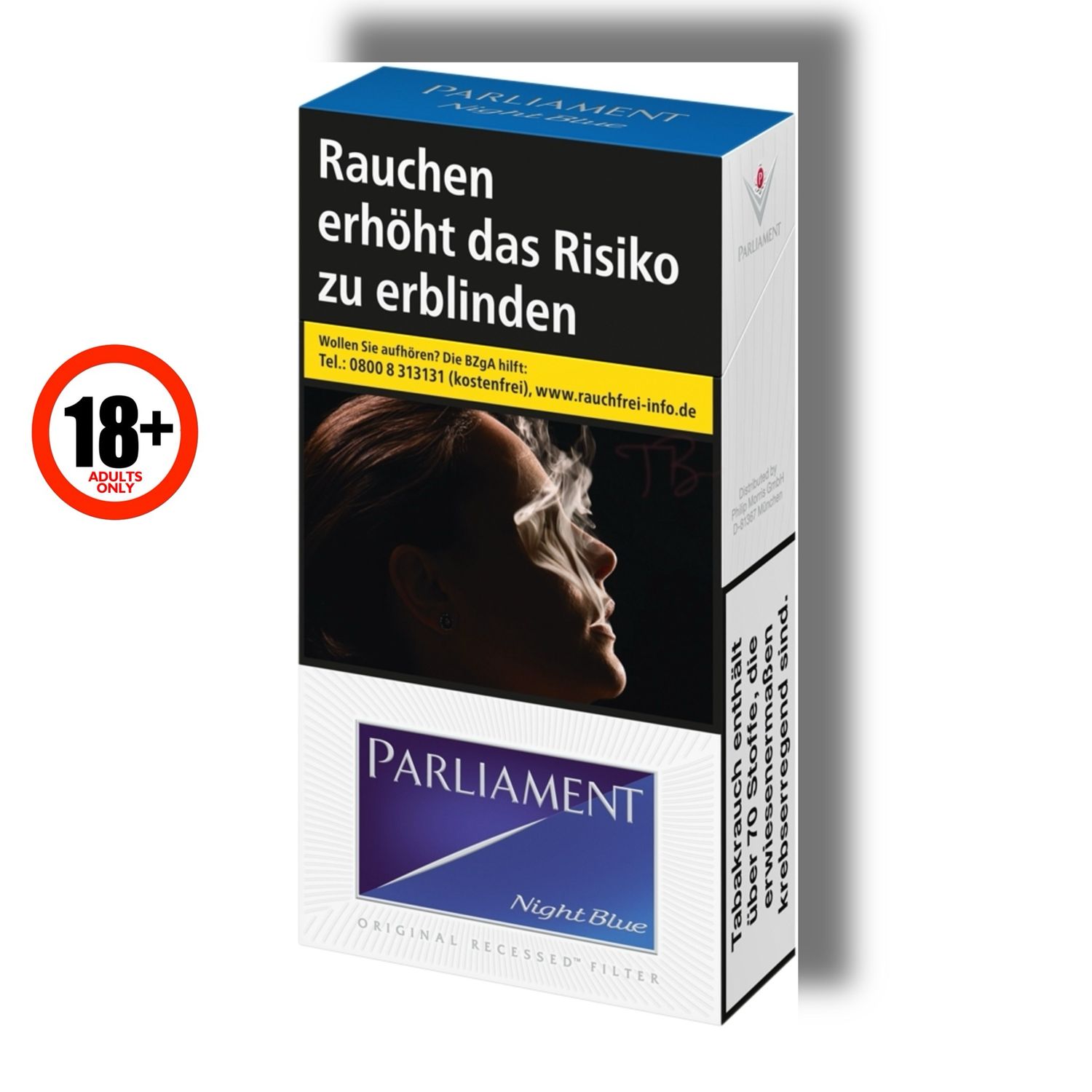 Parliament Zigaretten Night Blue 20stk (18+) Parliament Zigaretten Night Blue 20stk (18+)