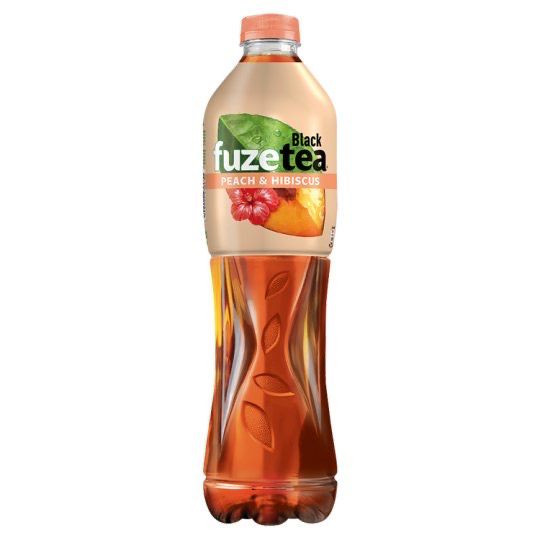 Black FuzeTea Peach & Hibiscus 1,5l