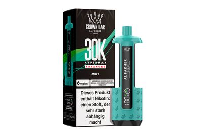 Al Fakher 30k Hypermax Akku Plus 2 Pods Mint Al Fakher 30k Hypermax Akku Plus 2 Pods Mint