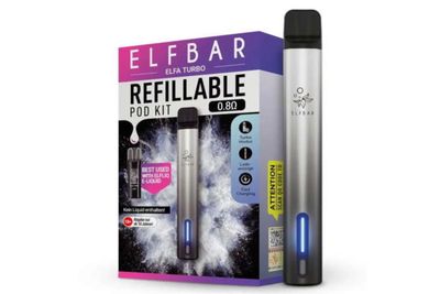 Elfbar Elfa Turbo Refillable Pod Kit grau Elfbar Elfa Turbo Refillable Pod Kit grau