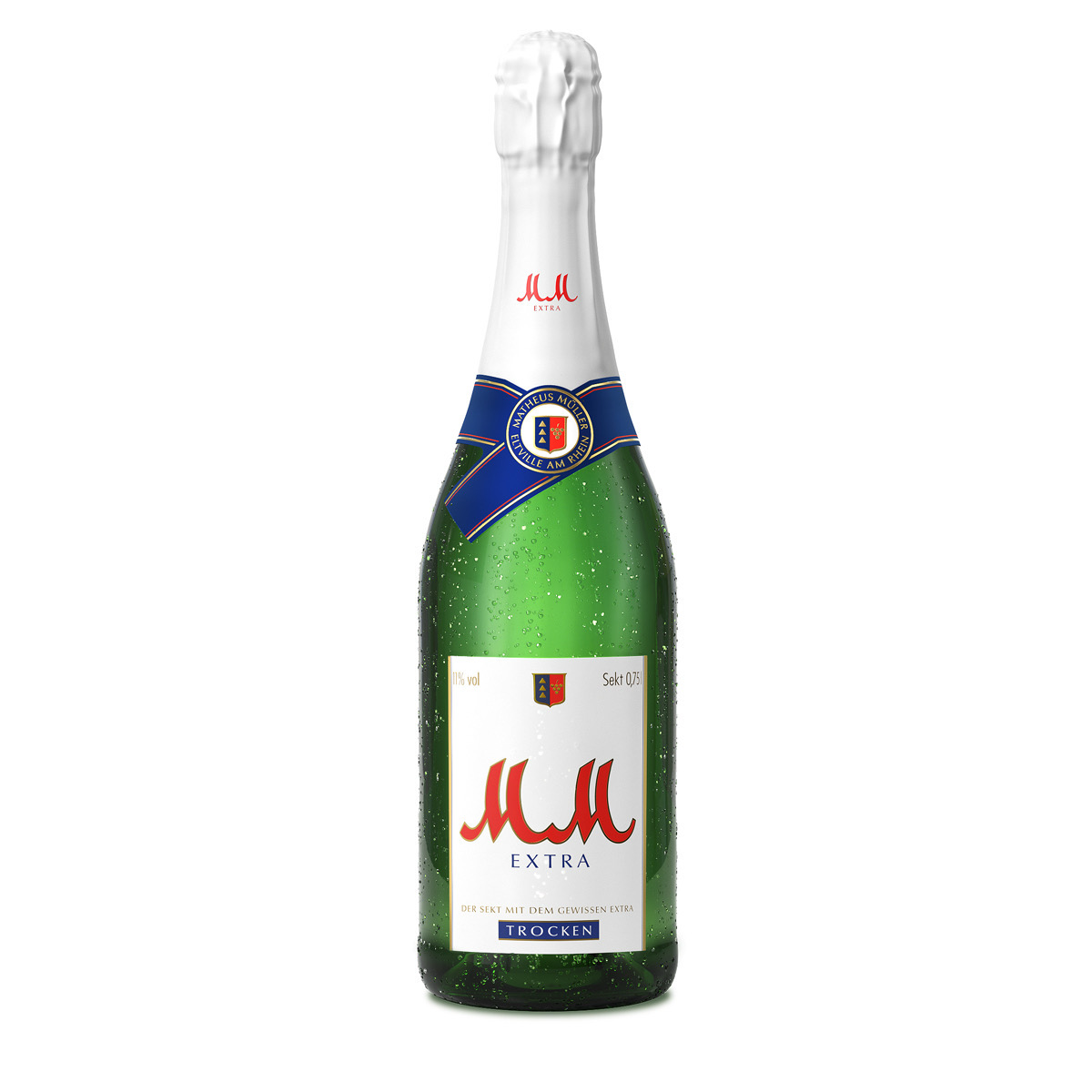 MM Extra Sekt Trocken 0,75L Alc.11% Vol MM Extra Sekt Trocken 0,75L Alc.11% Vol