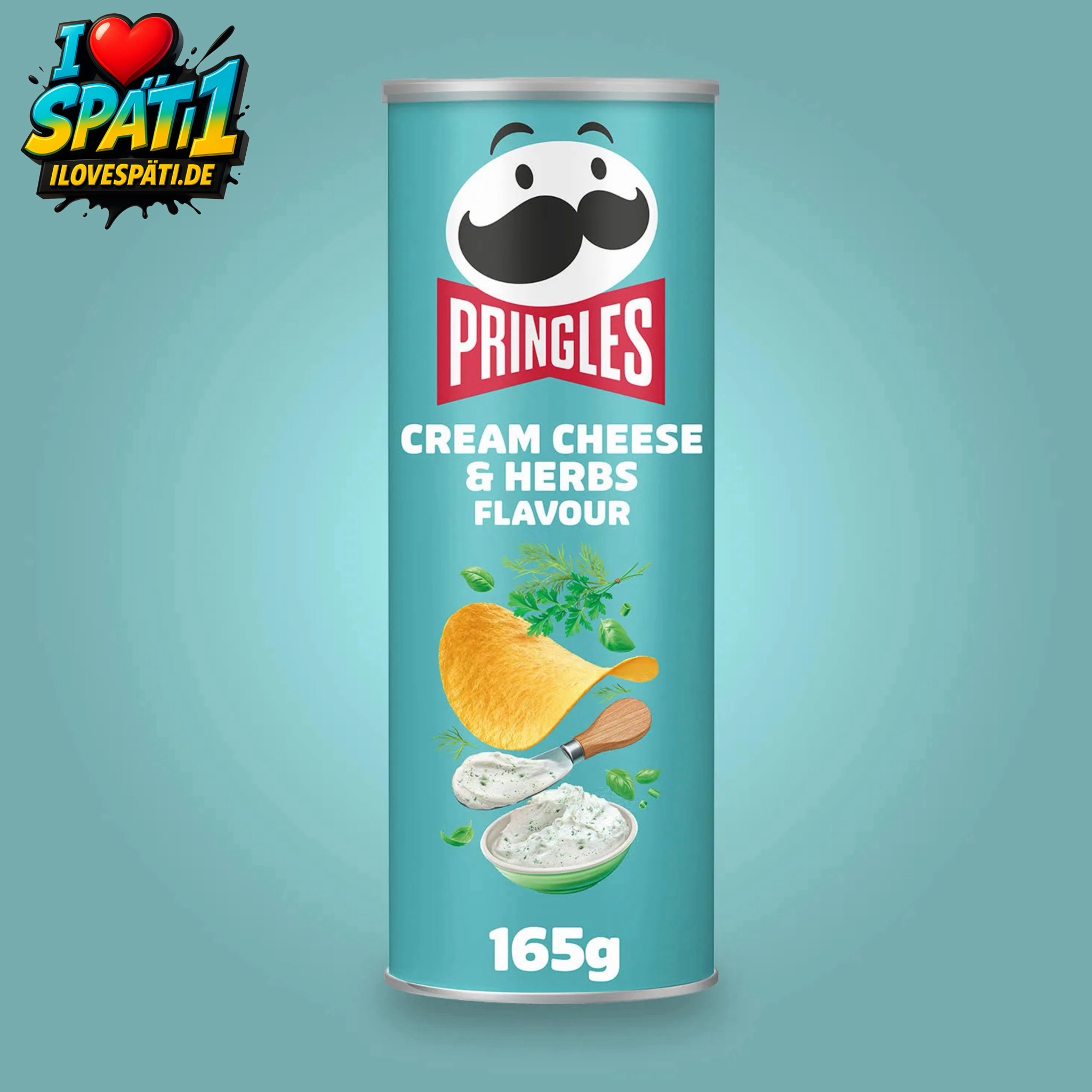 Pringles Cream Cheese & Herbs 165g