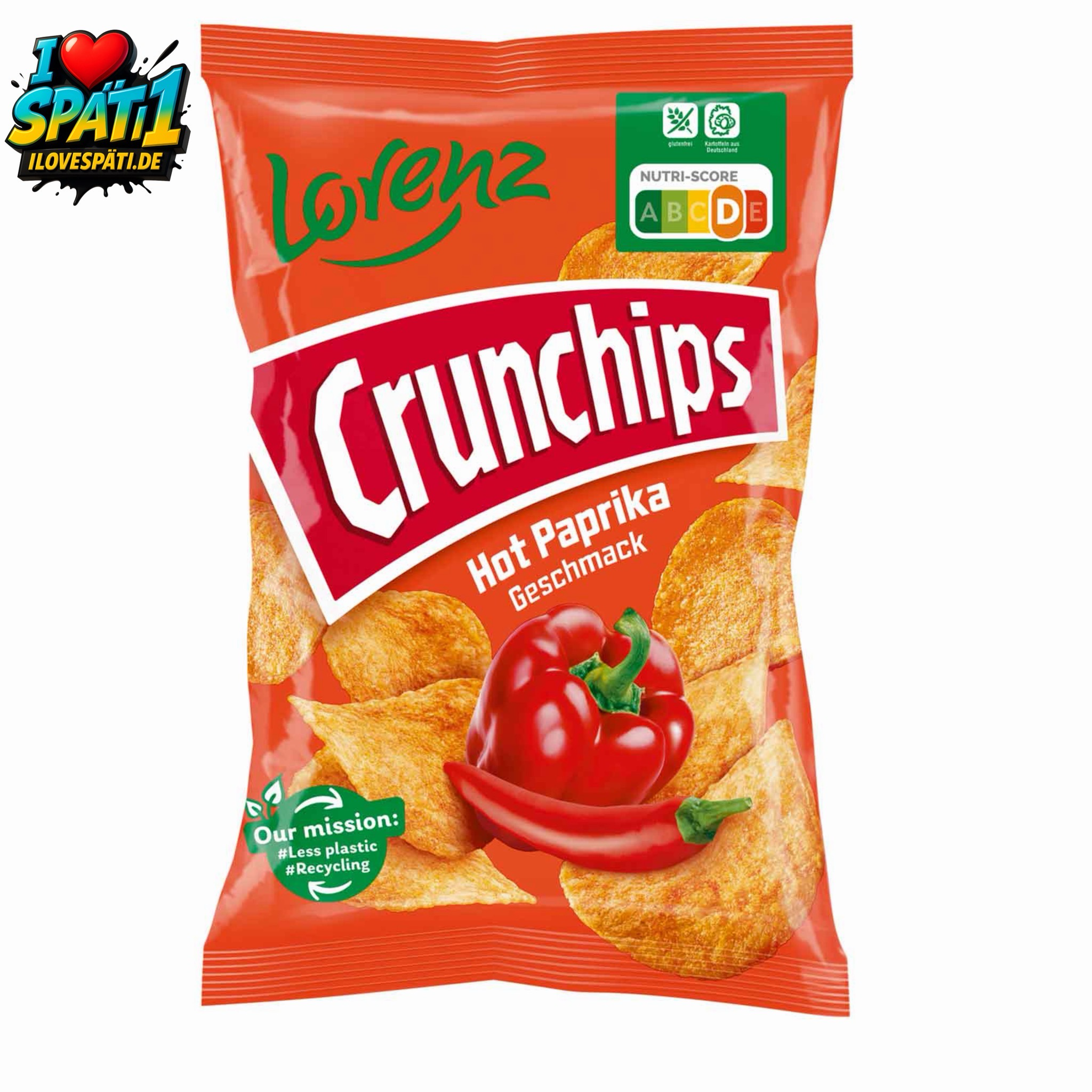 Crunchips Hot Paprika 150g Crunchips Hot Paprika 150g