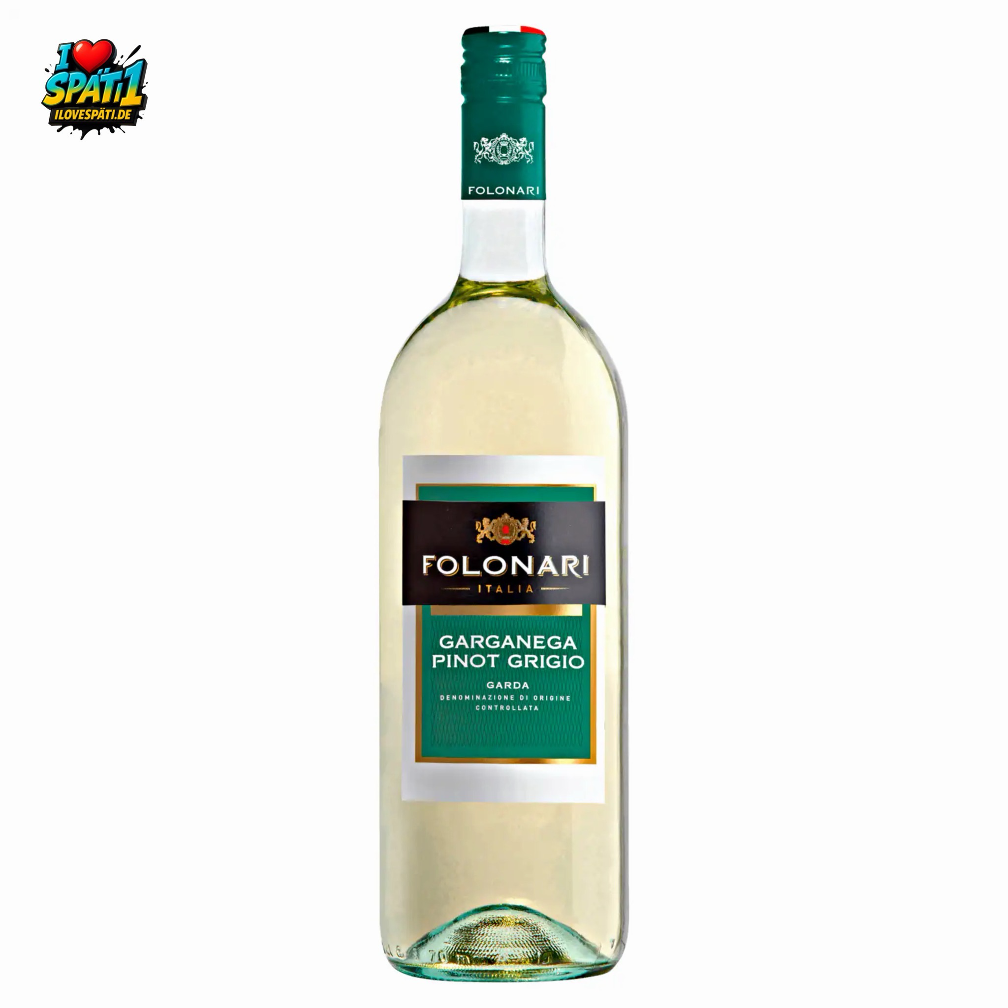 Folonari Weißwein Pinot Grigio trocken 1l Alc. 12%