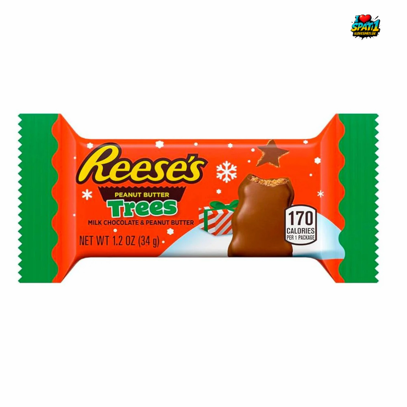 Reese's Peanut Butter Tree, Schokolade gefüllt mit Erdnussbutter, 34g