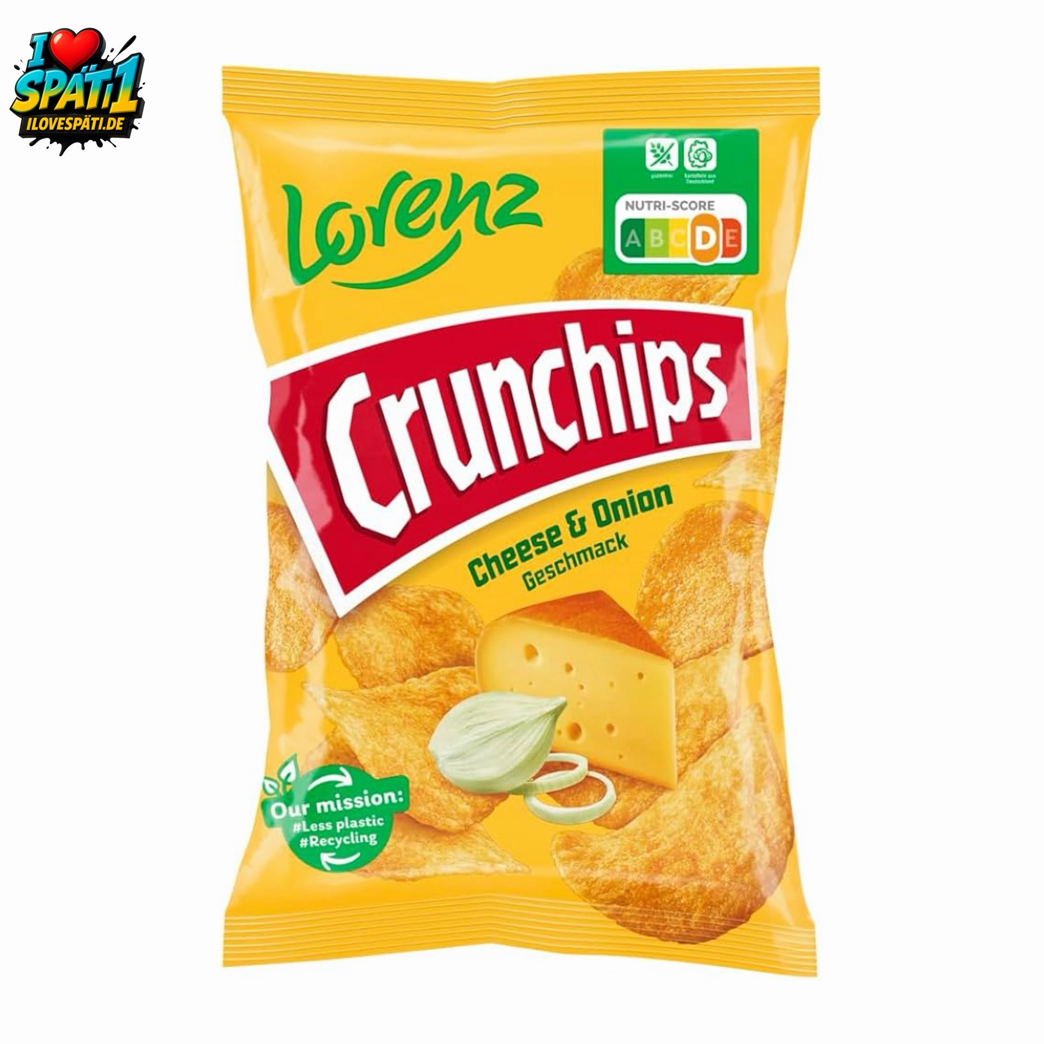 Crunchips Cheese & Onion, 150 g Crunchips Cheese & Onion, 150 g