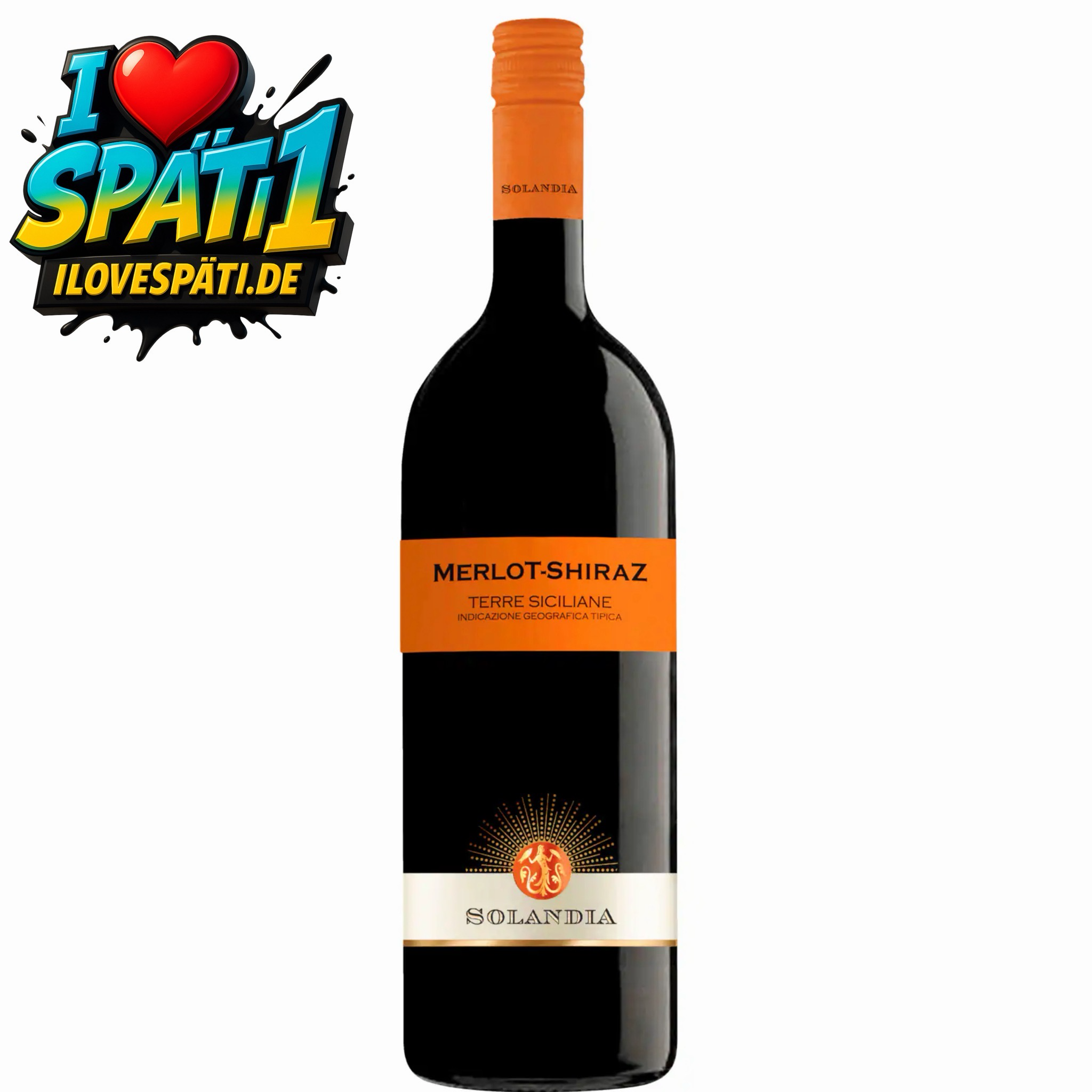 Solandia Rotwein Merlot-Shiraz trocken 1l Alc. 12.5 Vol