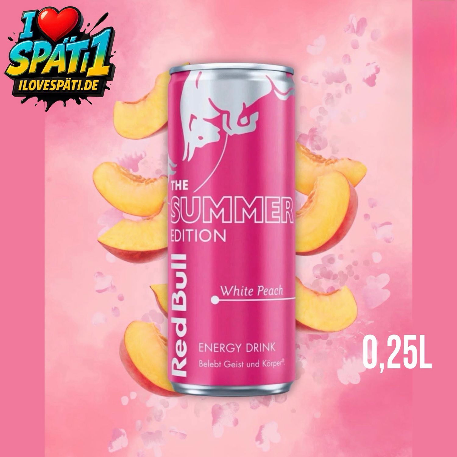 Red Bull The Summer Edition White Peach 0,25l
