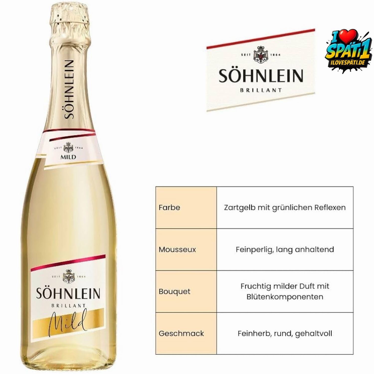 Söhnlein Brillant Mild 0.750l Alc.11%Alc