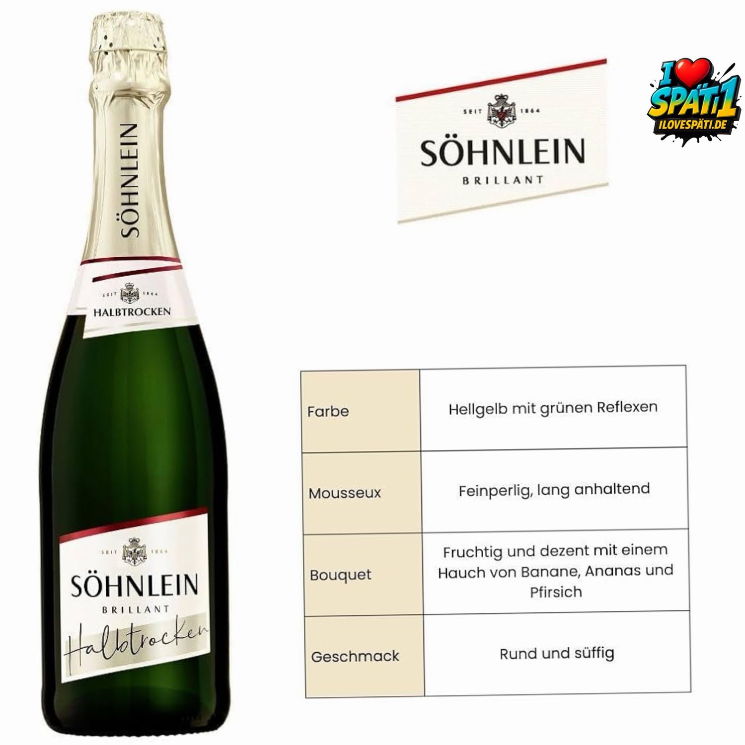 Söhnlein Brillant Halbtrocken 0.75l Alc.11% Alc Söhnlein Brillant Halbtrocken 0.75l Alc.11% Alc