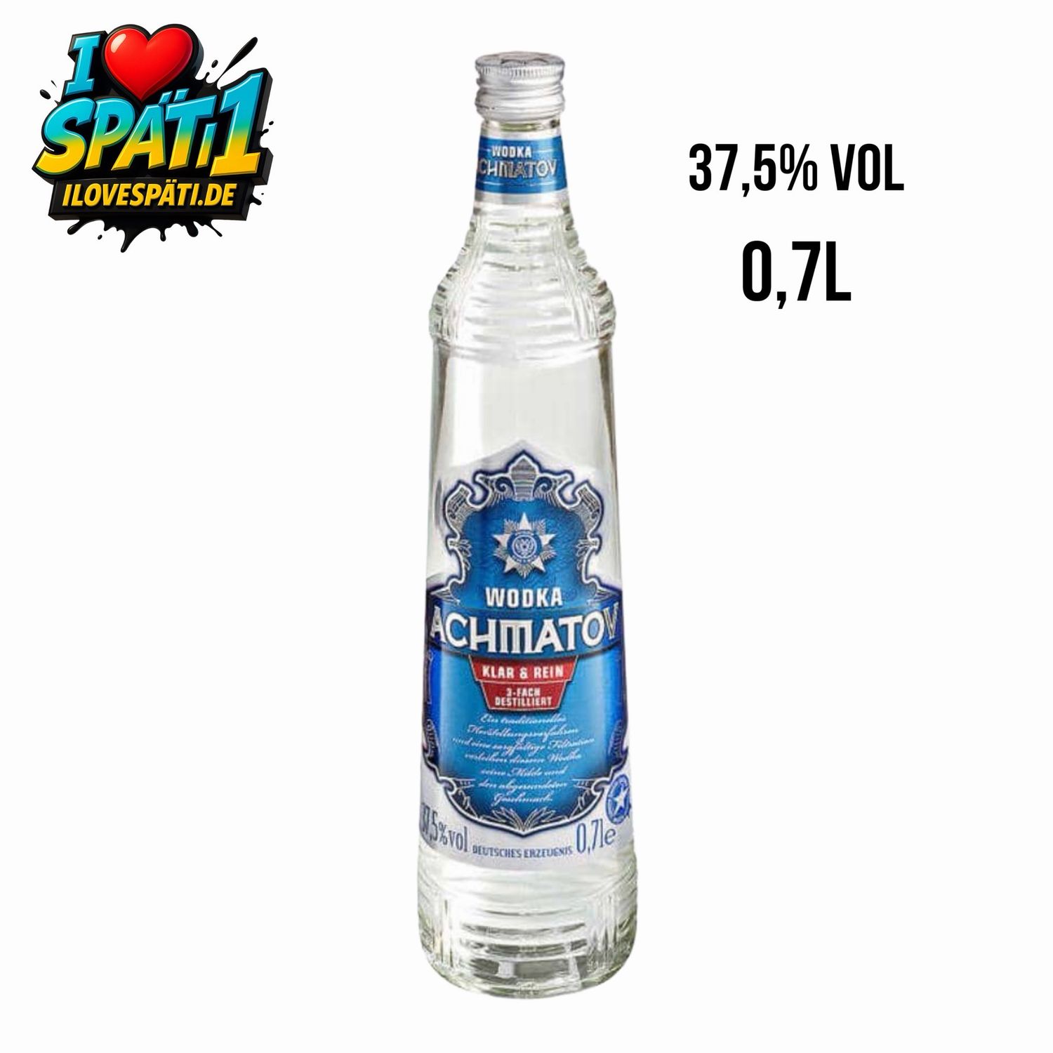 Wodka Achmatov 0.7 Alc.37,5 voll Wodka Achmatov 0.7 Alc.37,5 voll