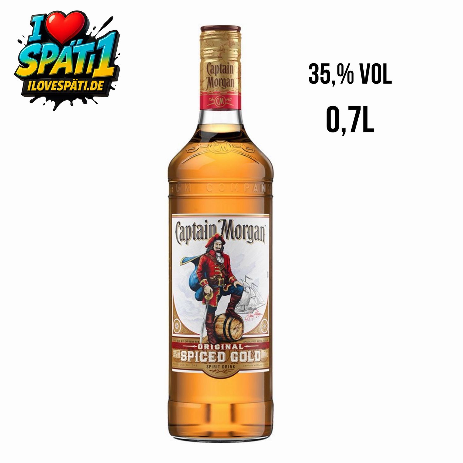 Captain Morgen 0.7L Alc. 35% Vol