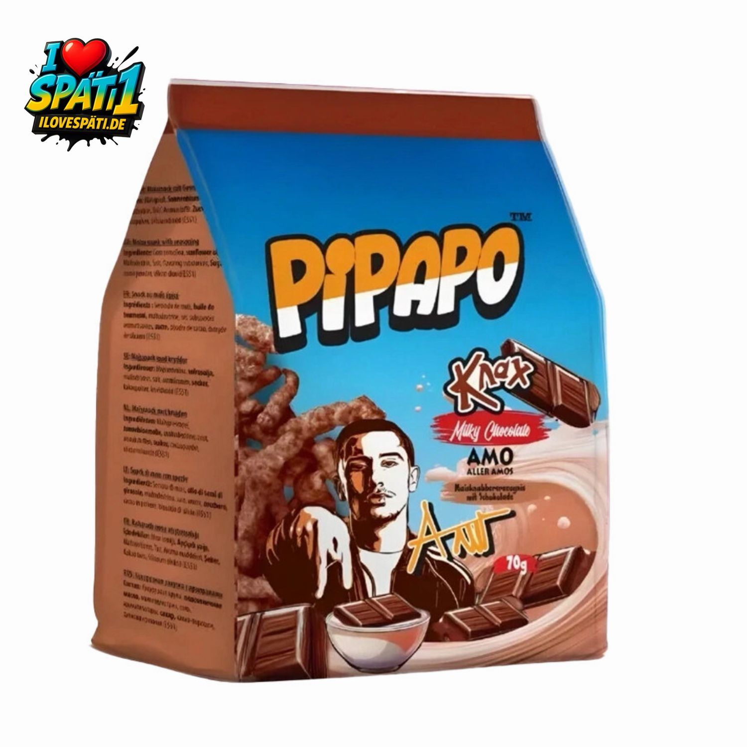 Pipapo Milky Chocolate Chips 70g