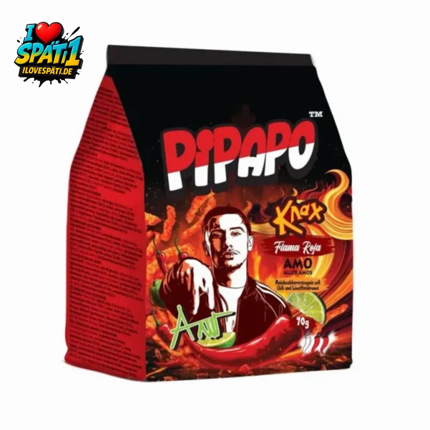 Pipapo Flama Roja Chips 70g