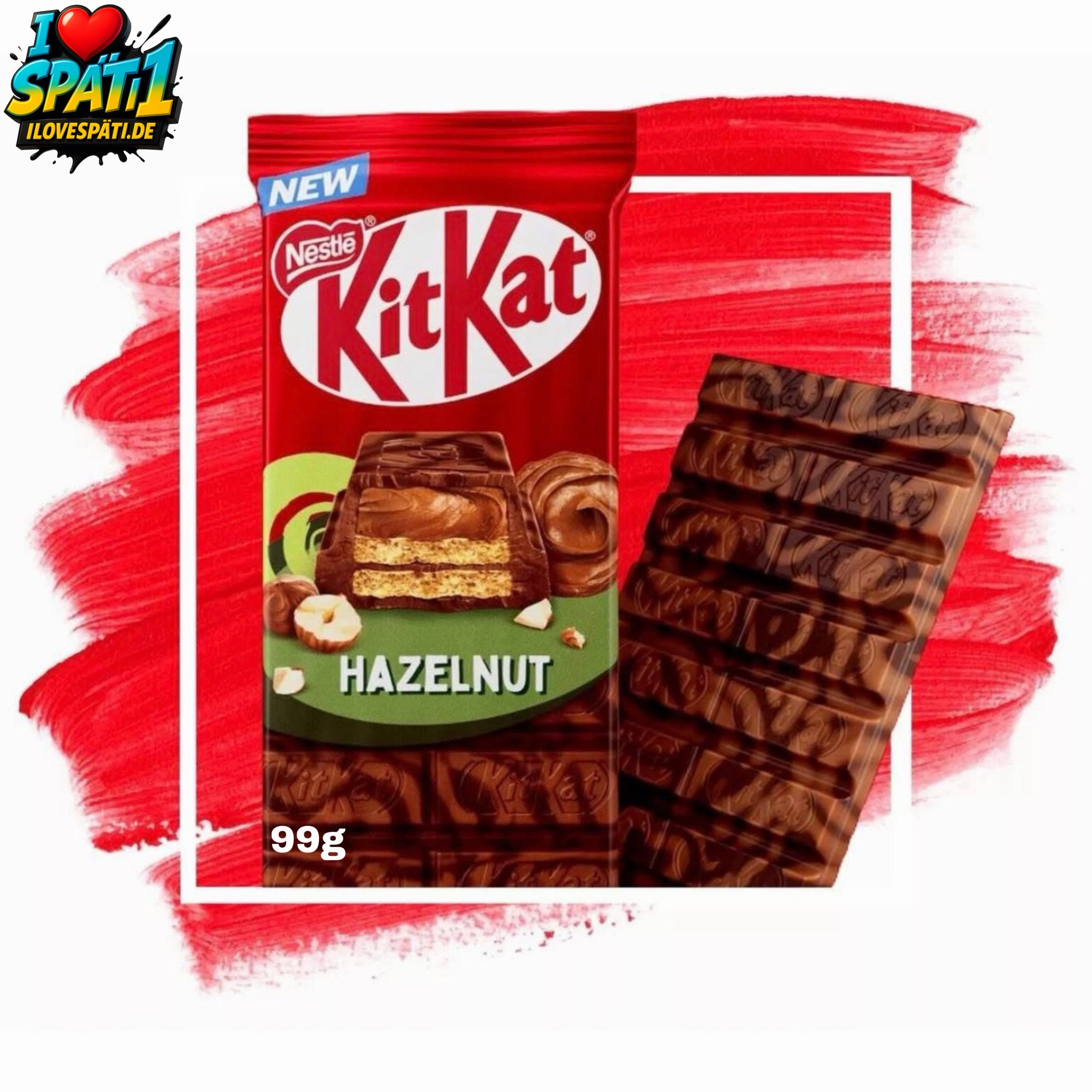 Kit Kat Hazelnut Bar 99g Kit Kat Hazelnut Bar 99g