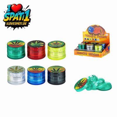 JUMBO Grinder 2-teilig aus Kunststoff – Farben &amp; Motive