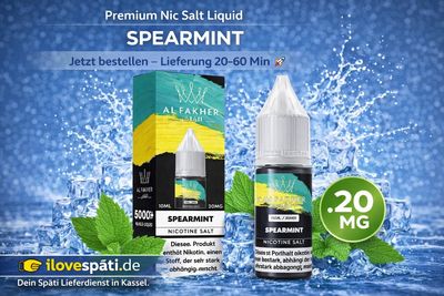 Al Fakher Spearmint 20mg Nic Salt Liquid 10ml