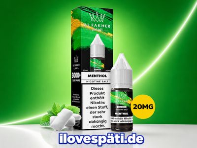 Al Fakher Menthol 20mg Nic Salt Liquid 10ml