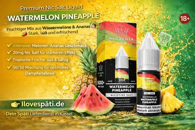 AL FAKHER Watermelon Pineapple (20mg) – Nic Salt Liquid 10ml