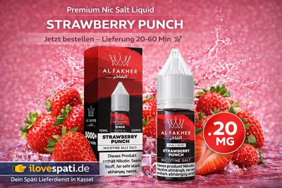 Al Fakher Strawberry Punch 20mg Nic Salt Liquid 10ml