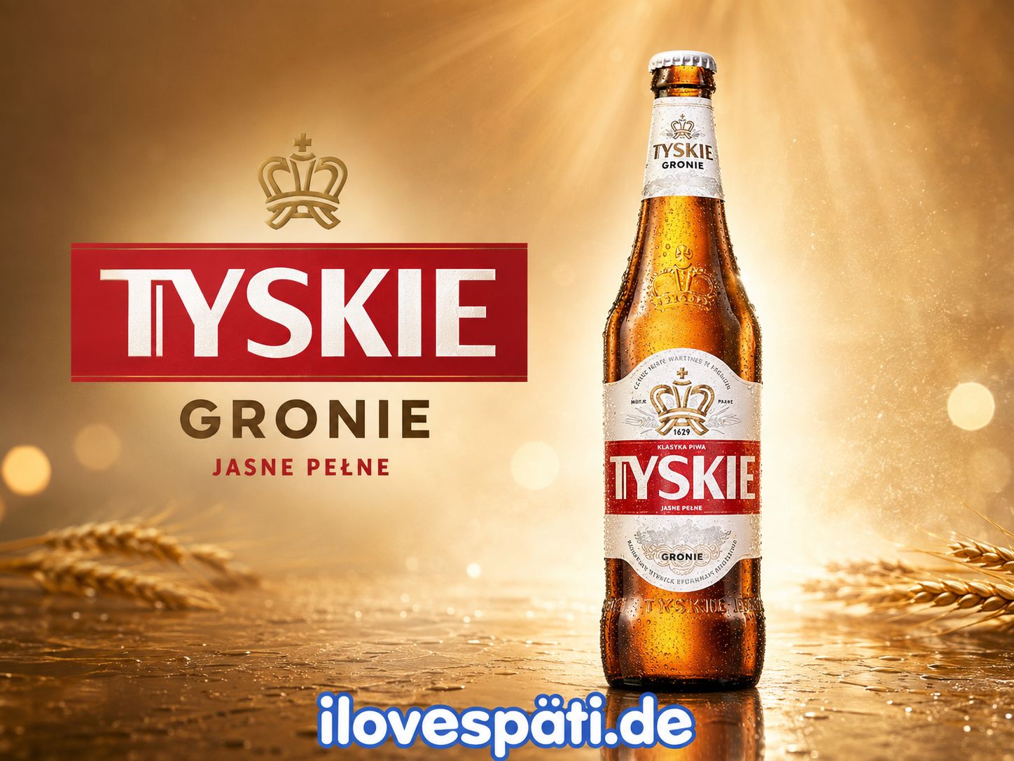 Tyskie Gronie polnisches Pils Bier 0,5 l 5,2 % vol.