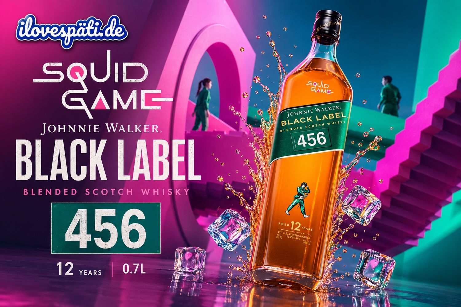Johnnie Walker Black Label Squid Game Edition 0,7l