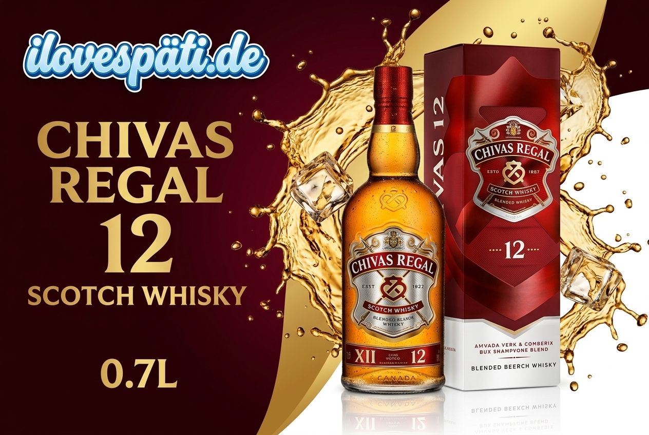 Chivas Regal 12 Jahre Blended Scotch Whisky 40% 0.7l