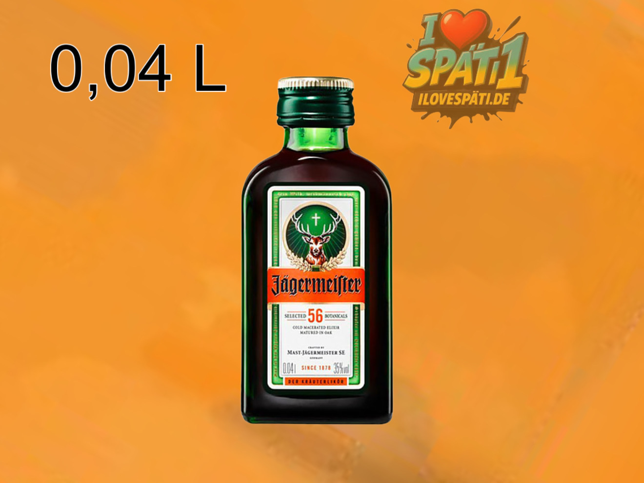 Jägermeister Kräuterlikör 0,04 L Mini