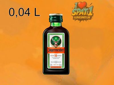 Jägermeister Kräuterlikör 0,04 L Mini Jägermeister Kräuterlikör 0,04 L Mini