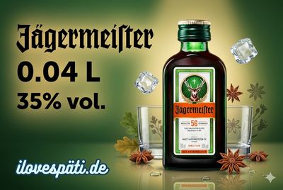 Jägermeister Kräuterlikör 0,04 L Mini
