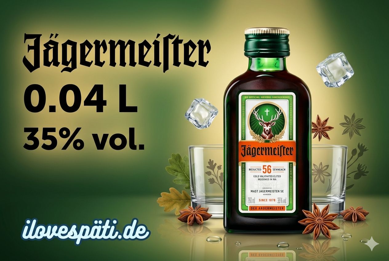 Jägermeister Kräuterlikör 0,04 L Mini