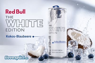 Red Bull The White Edition Kokos-Blaubeere 0,25l