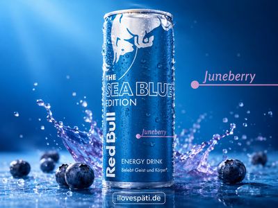Red Bull The Sea Blue Edition Juneberry Energy Drink 250 ml