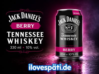 Jack Daniel’s Berry Tennessee Whiskey-Mixgetränk 330 ml – 10 % vol.