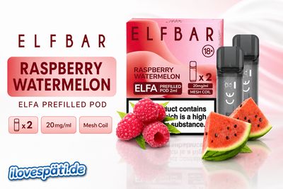 Elf Bar ELFA Prefilled Pod Raspberry Watermelon 2er Pack