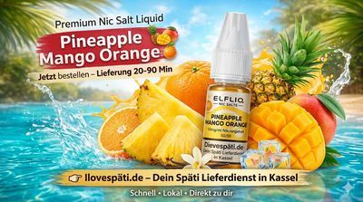 ELFLIQ Pineapple Mango Orange (10mg) – Nic Salt Liquid