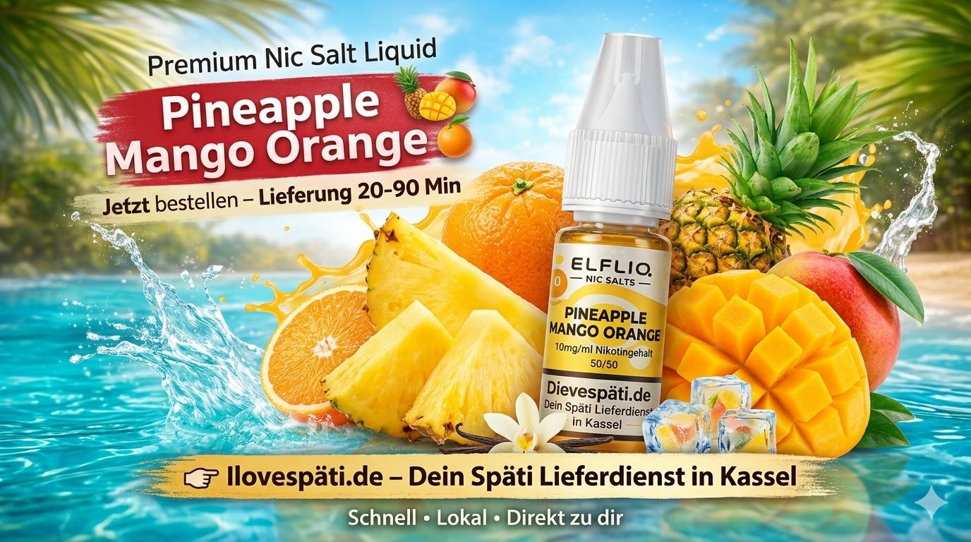 ELFLIQ Pineapple Mango Orange (10mg) – Nic Salt Liquid