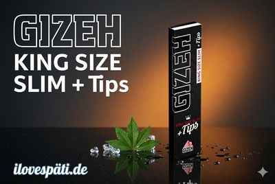 GIZEH King Size Slim + Tips