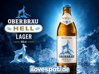 Oberbräu Hell Lagerbier 0,5 l Mehrweg 5,0 % vol.