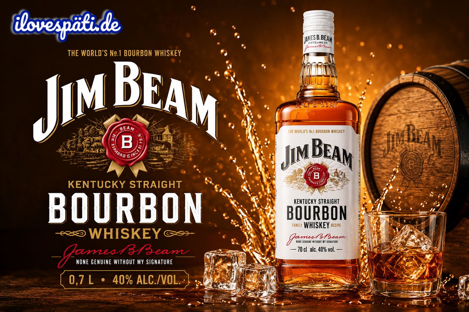 Jim Beam Whiskey Bourbon 0,7L