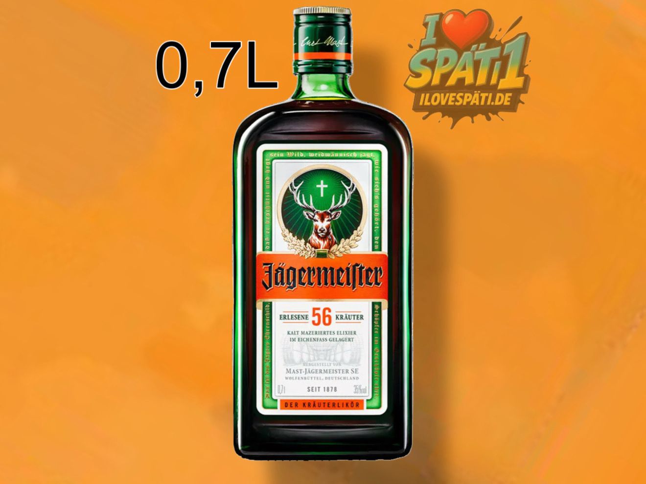 Jägermeister Kräuterlikör 35 % vol 0,7 l