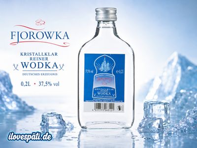 Fjorowka Wodka 0,2 L 37,5 % vol – kristallklar